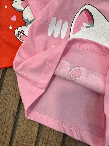 تیشرت تک گربه ناز