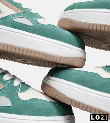 کفش کتانی مردانه کرم سبز NIKE AirForce Draw