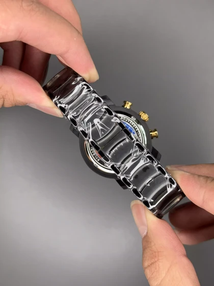 ساعت مچی بولگاری کورنوگراف بند مشکی Bvlgari