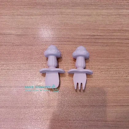 قاشق و چنگال سیلیکونی