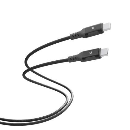 کابل شارژ 100W پاورولوژی مدل POWEROLOGY V3.1 5G METAL PLUG NYLON BRAIDED 2M PCAB026