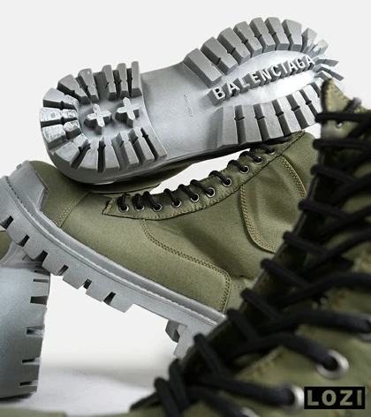 بوت مردانه سبز BALENCIAGA مدل 6383