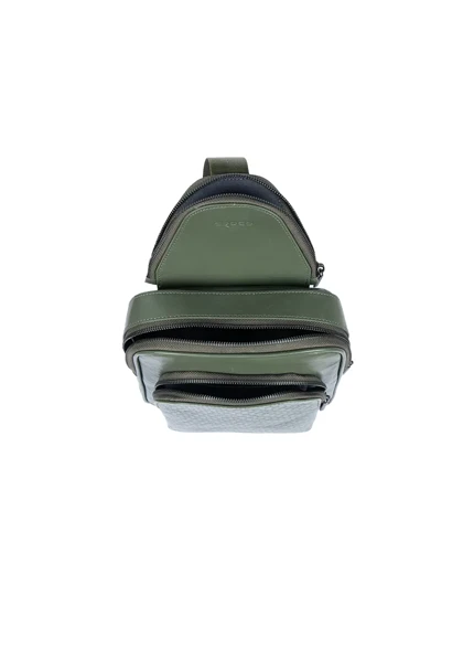 کیف کراس‌بادی چرم مردانه مدل هنریک New