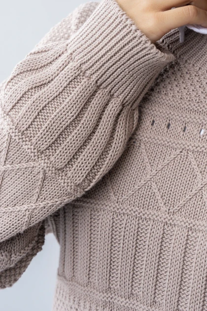 بافت آستین بلند طرحدار زنانه