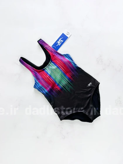 مایو یک تکه اسلیپ کاپ‌دار طرح دیسکو ZX