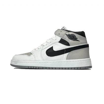 کفش روزمره جردن 1 ساق‌دار طوسی سفید