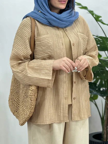 مانتو جلو دکمه لارا