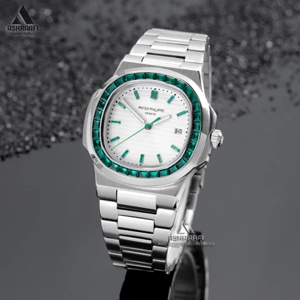ساعت پتک فیلیپ نگین‌دار Patek Philippe Nautilus Diamond 8170