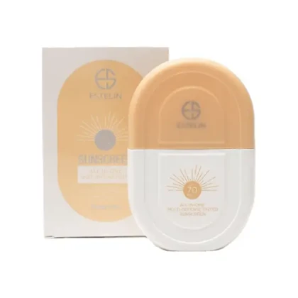 کرم ضد آفتاب رنگی طبیعی استلین SPF 70 مناسب پوشش یکنواخت و محافظت روزانه پوست - Estelin