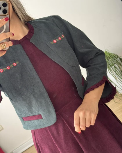 ست مزونی کت سارافون( ویژه یلدا)