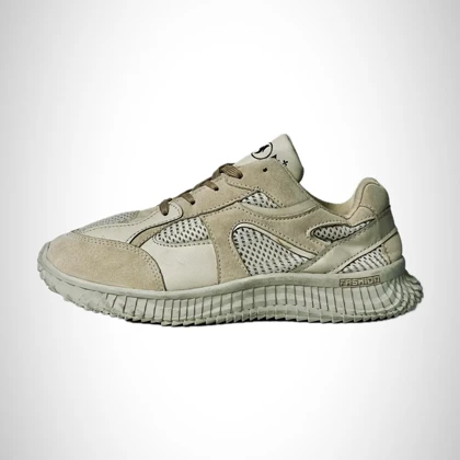 کفش کتانی زنانه مدل فشن کرم