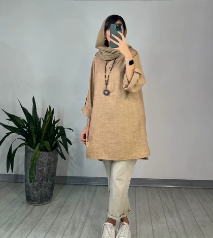 مانتو جلو دکمه لیانا 2