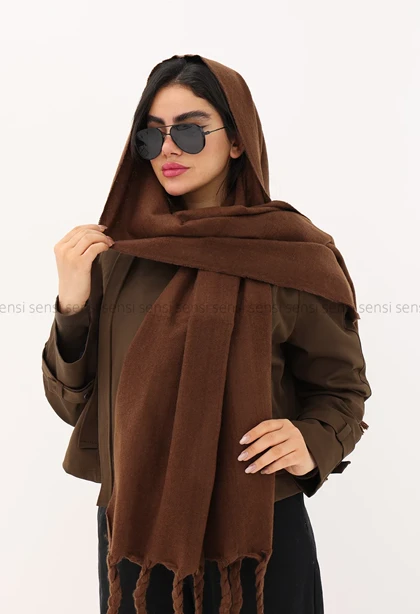 شال بافت پشمی رنگی کد1005164