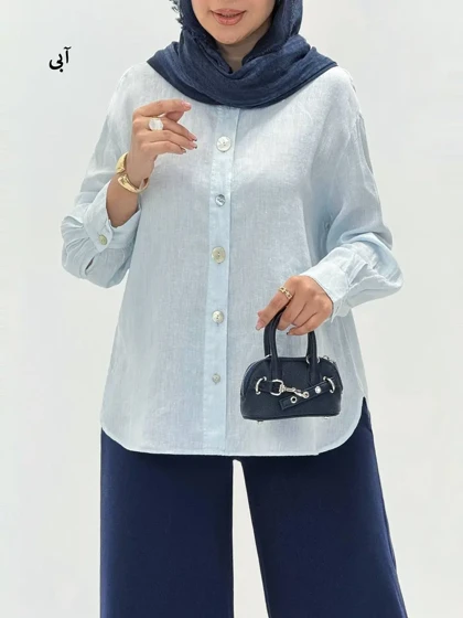 6901-شومیز ترک لینن زارا dite