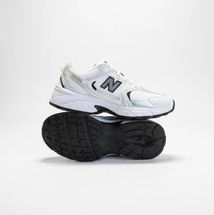 کفش کتانی اقتصادی نیوبالانس 530 سفید نقره ای کد 294917