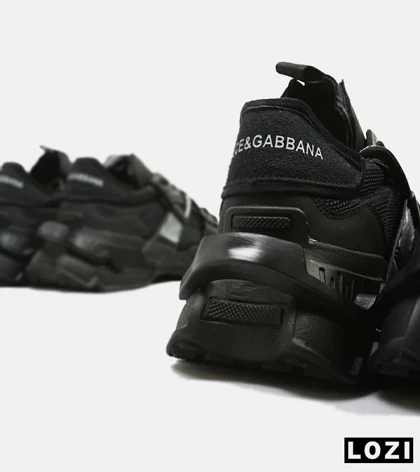 کفش کتانی مردانه مشکی Dolce & Gabbana