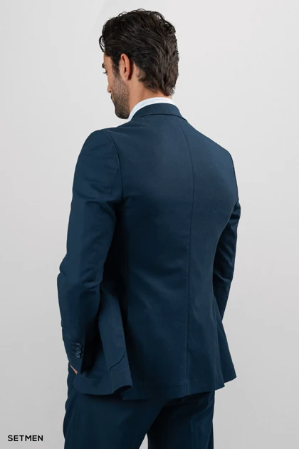 کت تک مردانه نیم آستر جیب پاکتی