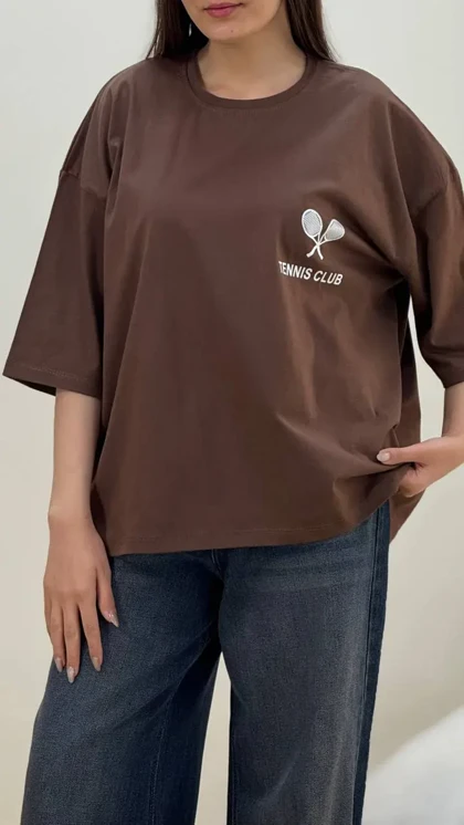 تیشرت باکسی تنیس