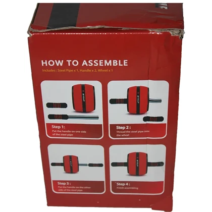 رولر شکم Abdominal Muscle Fitness Wheel تحمل وزن 181 کیلوگرم