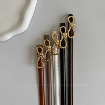 کمربند چرمی مات زنانه مدلbe7038