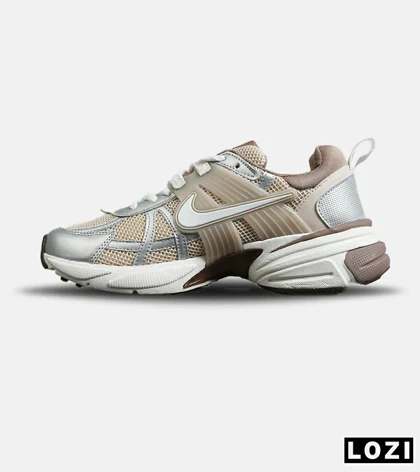 کفش کتانی مردانه و زنانه طوسی قهوه ای Nike cushlon مدل 7835