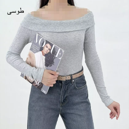 بلوز یقه قایقی 1007908