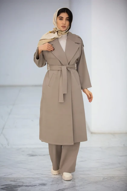 بارانی کجراه بغل چاک بلند