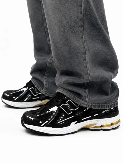 کتانی مردانه نیوبالانس مشکی سفید New BALANCE 1906