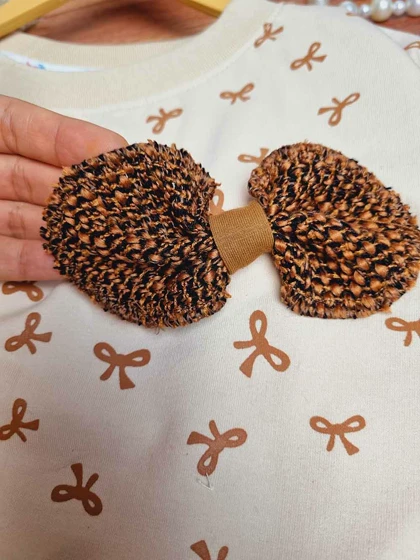بلوز و شلوار دخترانه بگ طرح پاپیون