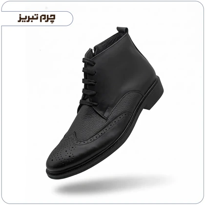 نیم بوت چرم طبیعی مردانه مدل اوپال
