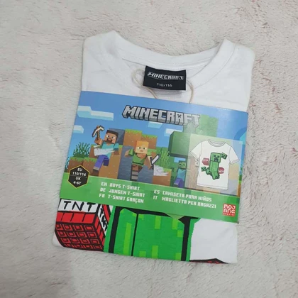 تیشرت پسرانه ماینکرفت کد Z-GD434