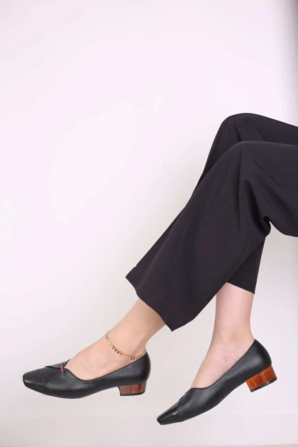 کفش پرسنلی پاشنه‌دار زنانه کد 230