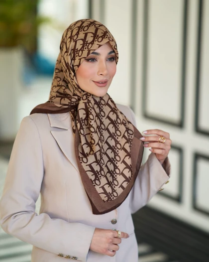 روسری نخی قواره 90 30195