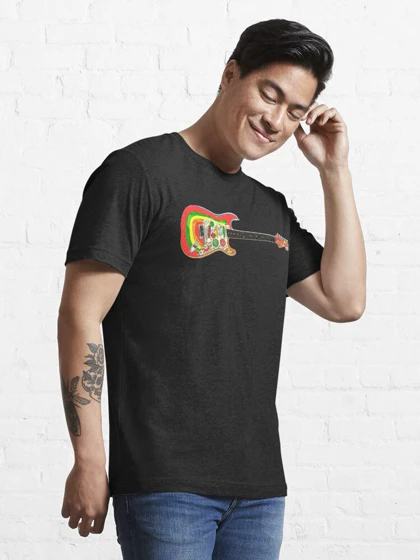 تیشرت guns n roses گانز ان روزز George Harrison Guitar Sticker کد 181511