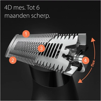 ماشین اصلاح صورت و بدن براون Braun مدل XT3 مدل XT3100 تیغه 4D Flex