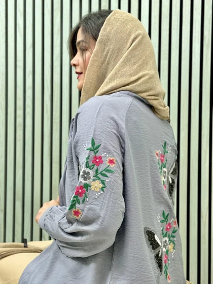 شومیز گلدوزی پروانه