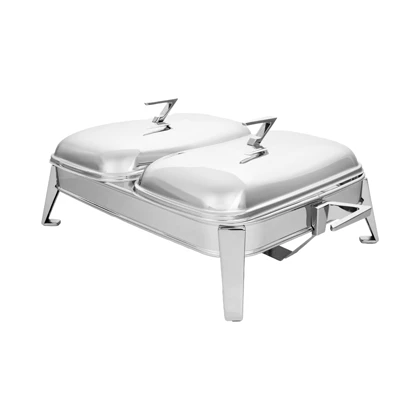 سوفله دوقلو مستطیل کروم کد OW4104