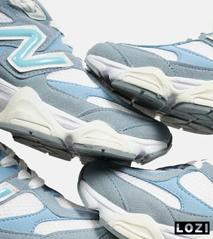 کفش کتانی زنانه آبی کرم NEW BALANCE 9060