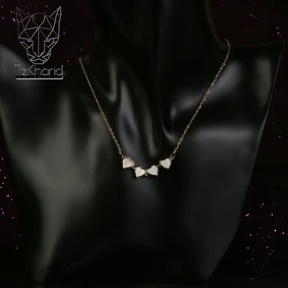 گردنبند مگنتی شبدر چهار برگ قلب