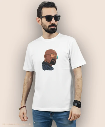 تیشرت مردانه و زنانه طرح بریکینگ بد شخصیت والتر وایت کد 883
