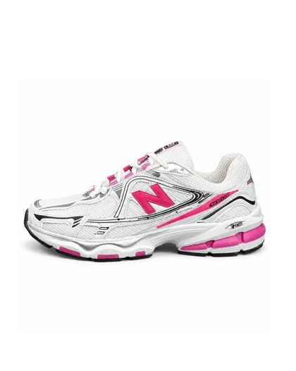 کفش کتانی مردانه مدل نیوبالانس سفید صورتی New BALANCE 740