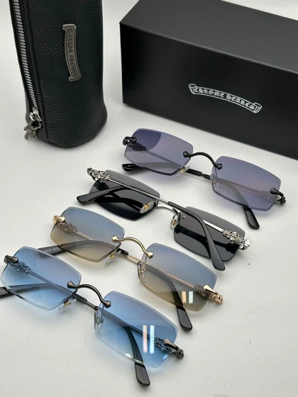 عینک کروم هارتز فریم لس کد 2278 Chrome Hearts