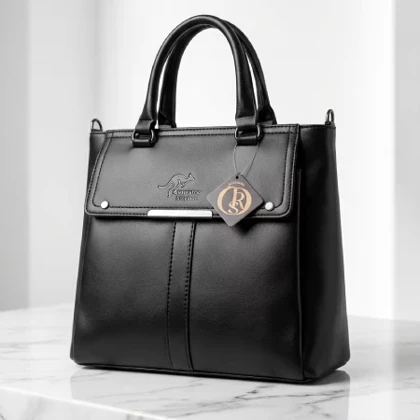 کیف اداری زنانه چرم ایستاده مدل کانگرو