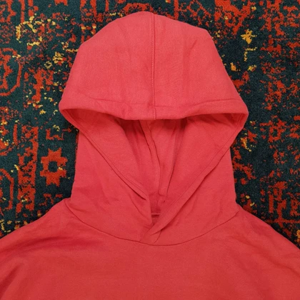 هودی قواره باکسی گرم بالا سرخابی از standard cloth کد 217