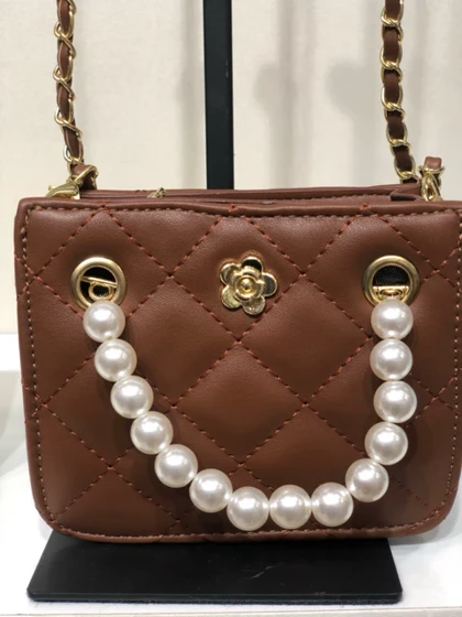 کیف دوشی مرواریدی - وارداتی