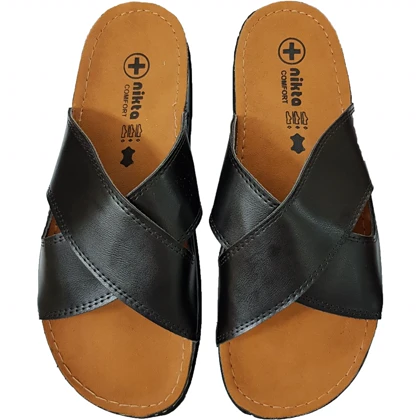 صندل ضربدری مردانه نیکتا مدل L-20308 مشکی