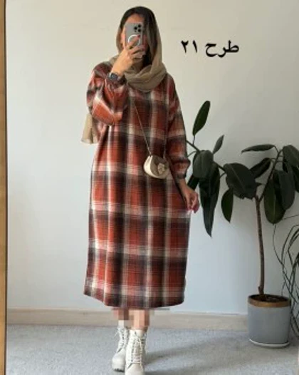 کفتان پشمی چهارخونه دیبا 4