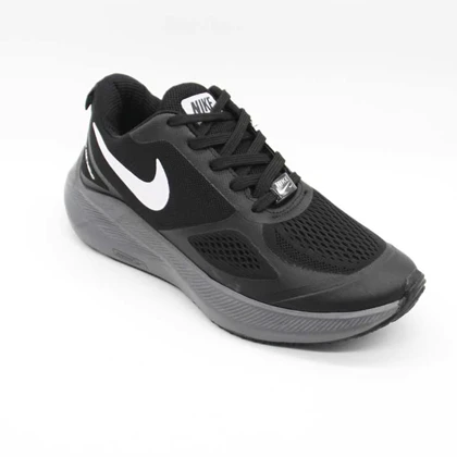 کتانی نایک گاید مشکی طوسی ست کد 4501