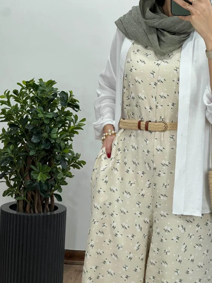 سرهمی شکوفه همراه با کمربند 4