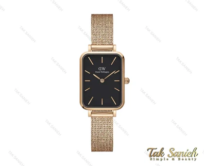 ساعت زنانه دنیل ولینگتون مستطیلی رزگلد DW-3867-L